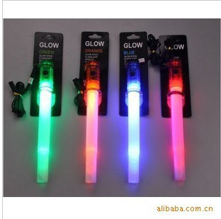 四功能LED信號棒 信號燈 熒光棒 發光棒 夜光棒 救生口哨含電池35