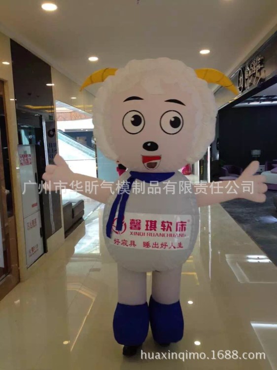 充氣喜洋洋公仔 中秋廣告氣模定制 可行走充氣人廣告人偶 廠家批