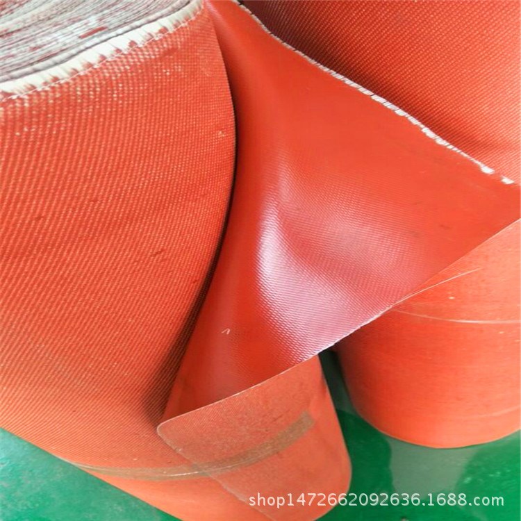 防火布擋煙垂壁布硅膠玻璃纖維涂塑布電焊軟包風管軟接防火布銷售