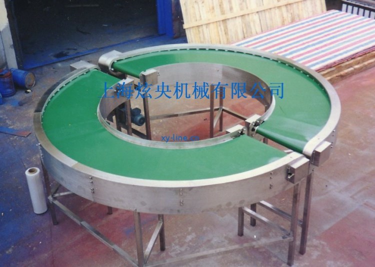 【2014】輕便靈活小型90度轉彎皮帶輸送機，pvc輸送,PU