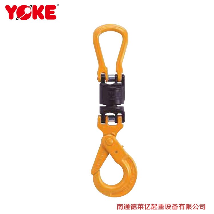 台湾YOKE 绝缘旋转钩 带开式起吊吊环  原装 模具索具