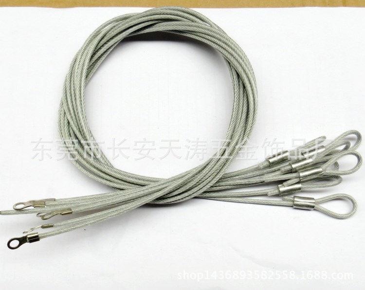 廠家直銷鋁合金壓制鋼絲繩索具 鋼絲繩索具 鋼絲繩吊索具 索具