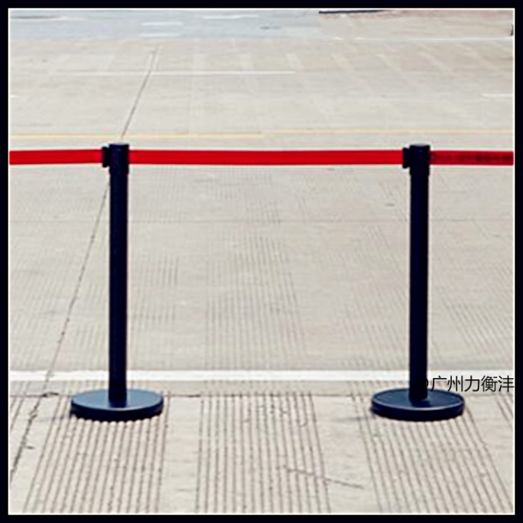 活动隔离带 车站分区隔离栏 黑色警戒线 车展护栏 餐厅秩序栏杆