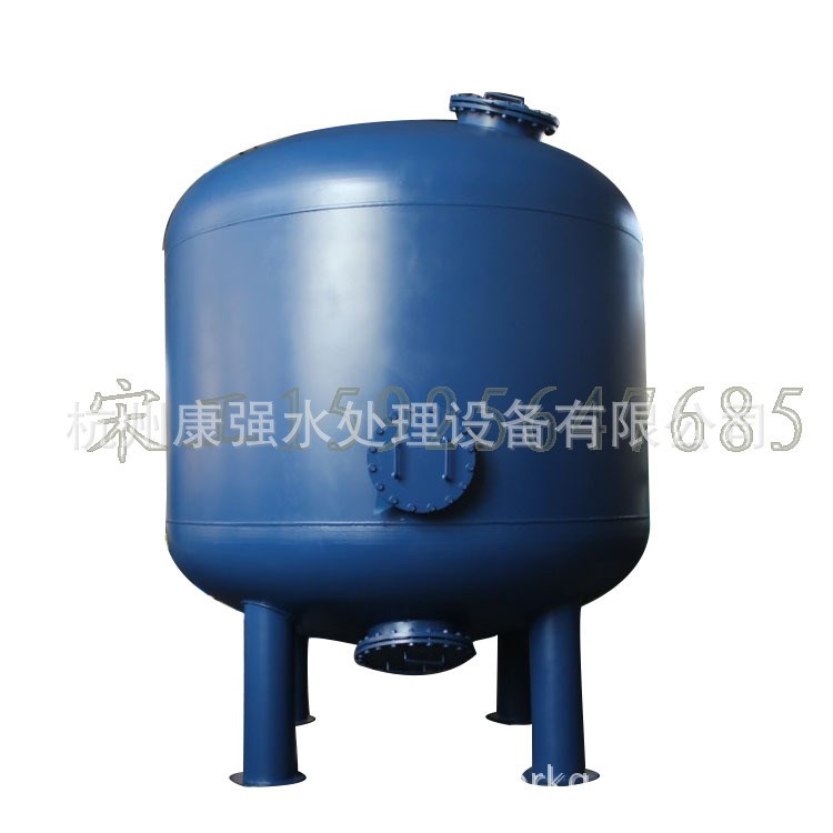 直徑3.2米襯膠碳鋼過(guò)濾罐每小時(shí)流量100噸  深井水河水凈化