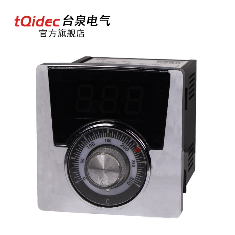 烤箱專用款溫度控制儀表TEL72001 撥盤式調節數字顯示烤箱溫控器