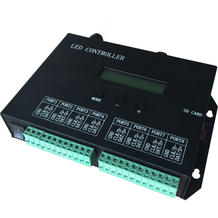 控臺控制 LED同步控制器 DMX512控制器 八口單機控制器 亮化控制