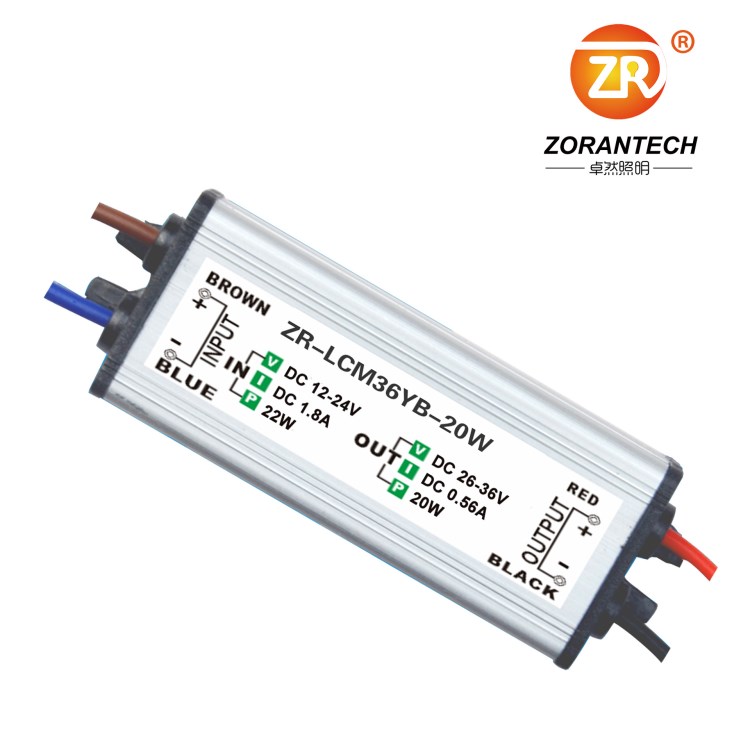 工廠直銷20W太陽能LED燈DC輸入恒流驅(qū)動電源低壓PWM調(diào)光驅(qū)動電源