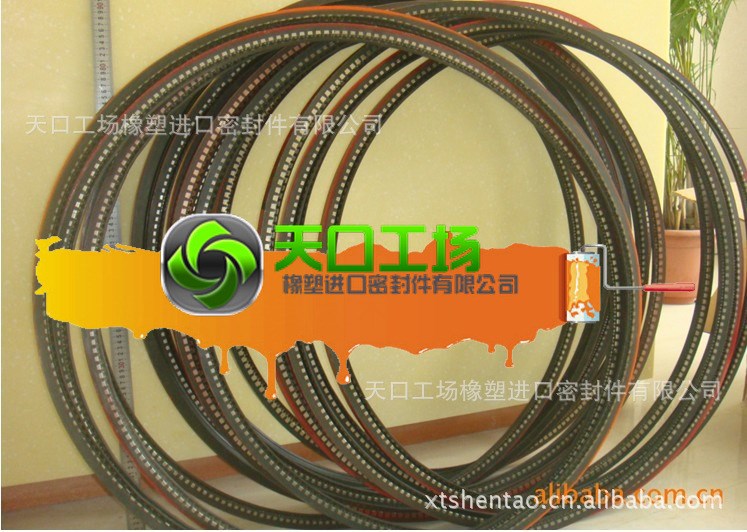 鋼廠船廠專用R35/R37 V型夾布組合密封圈 VES夾布組合油封