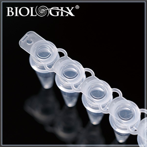 BIOLOGIX巴羅克PCR平蓋 凸蓋 八連管 透明管 檢測管1250套/箱