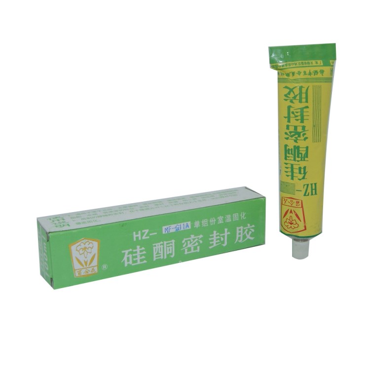 百合花牌/HZ-MF-G11硅酮密封膠/灌封膠/防震防三漏/100g