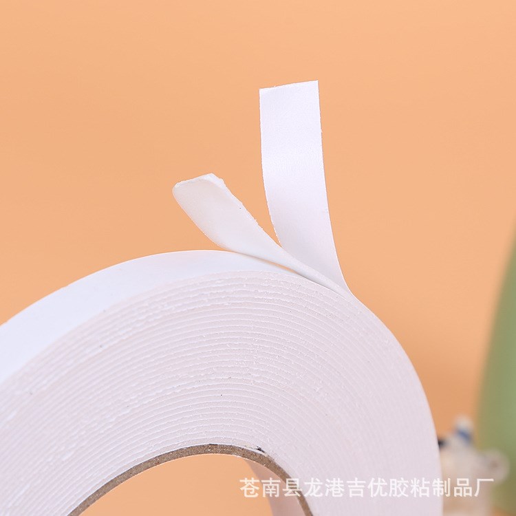 廠家直銷 泡沫膠帶 3米長 雙面膠 強力海綿廣告 12/18/24/36/48mm