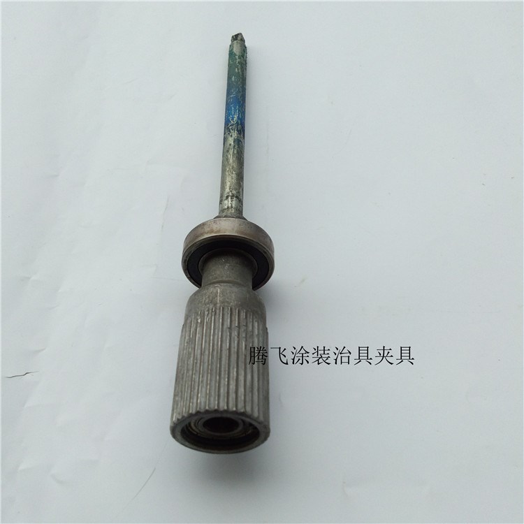 电镀治具弹性夹喷漆挂具圆管图片涂装治具镀锌杆uv治具h16