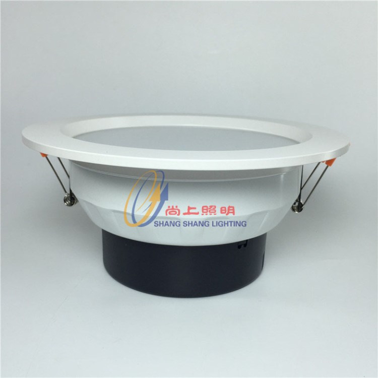 LED面径178mm 12W 15W一体化筒灯外壳 防眩带电源盒筒灯外壳套件