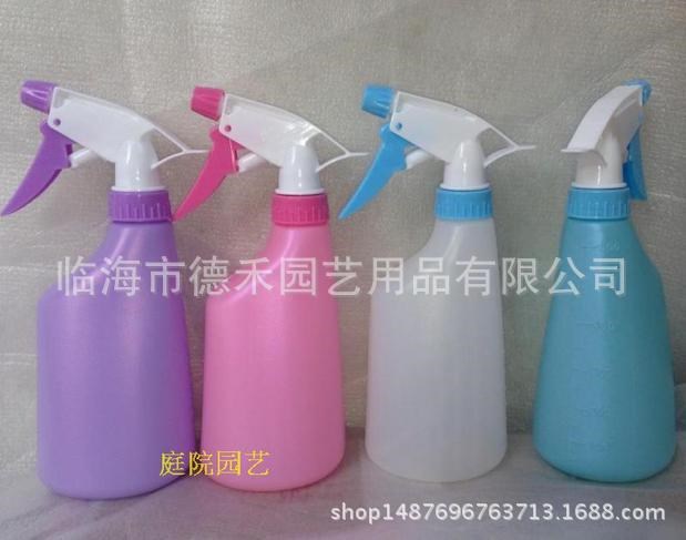 橢圓底小噴壺澆花噴霧器花灑帶刻度 500ML（顏色隨機(jī)）