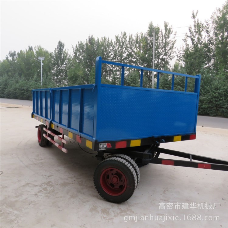 廠家直銷自卸手扶拖車 定做10噸自卸拖車 東風(fēng)牽引全新半掛車