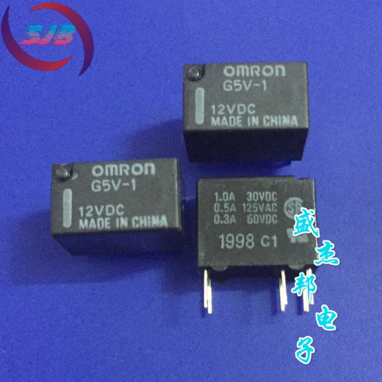 G5V-1-12VDC DC12V 6腳信號繼電器 OMRON歐姆龍原裝實圖拍攝