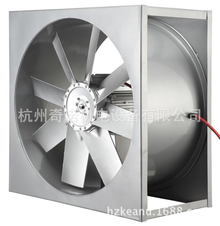供應(yīng)SFWK-5型3KW耐高溫高濕H級鋁合金八葉烘烤循環(huán)方形軸流風(fēng)機