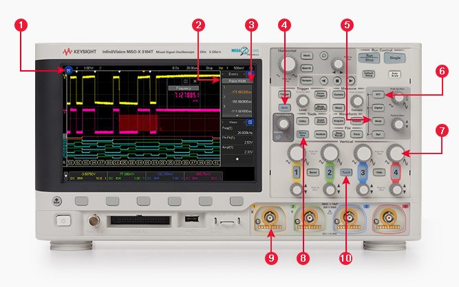 是德科技 Keysight MSOX3104T 混合信号示波器(原安捷伦)  示波器