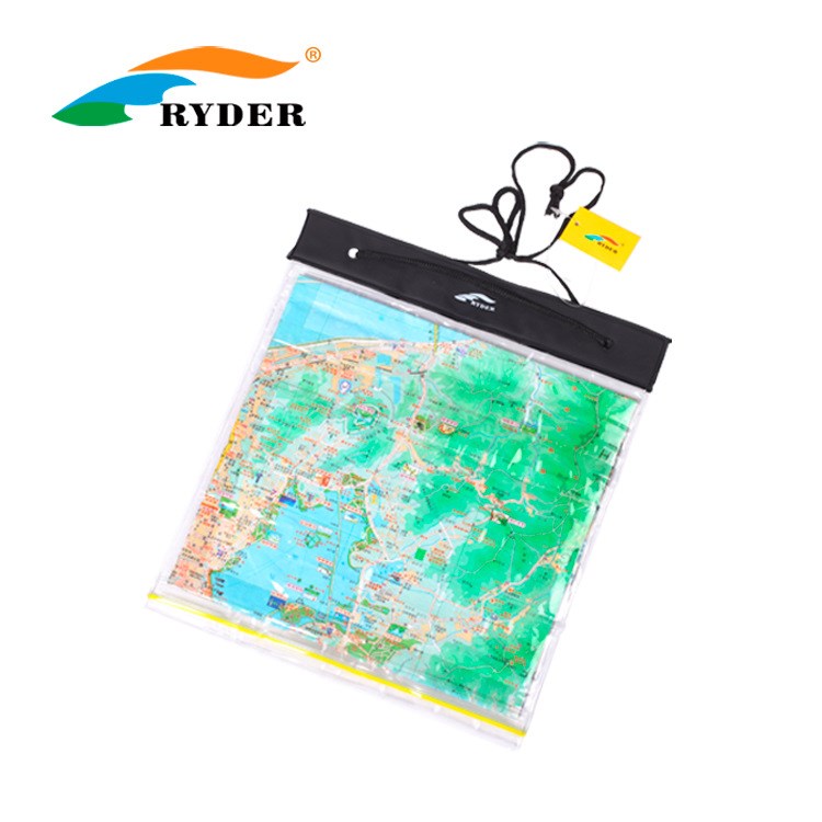 Ryder/萊德防水地圖袋塑料袋自封袋透明文具袋70g