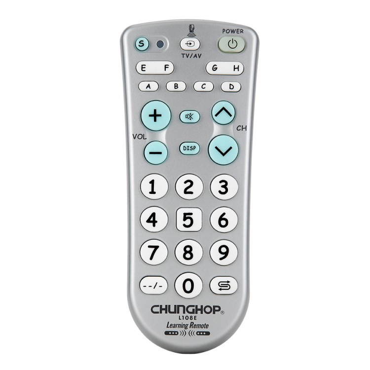 L108E學(xué)習(xí)遙控器  CHUNGHOP眾合遙控器外殼模具廠家 開模定做