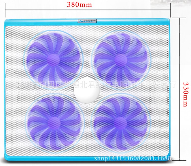 越來越酷 冰雅3筆記本散熱器 17寸電腦散熱墊 散熱架散熱底座調(diào)