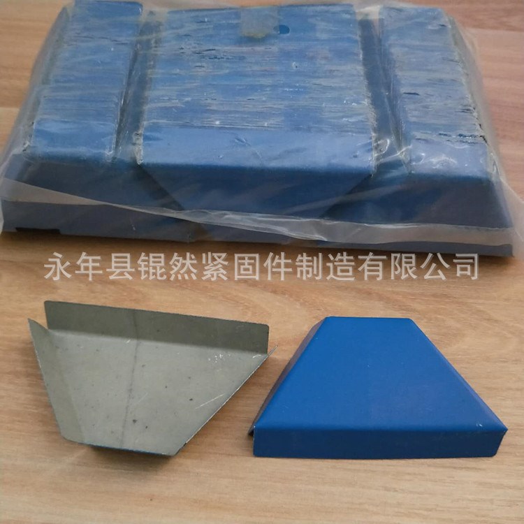 M980彩鋼封堵 藍色彩鋼封堵 復合板用彩鋼封堵 三角彩鋼封堵
