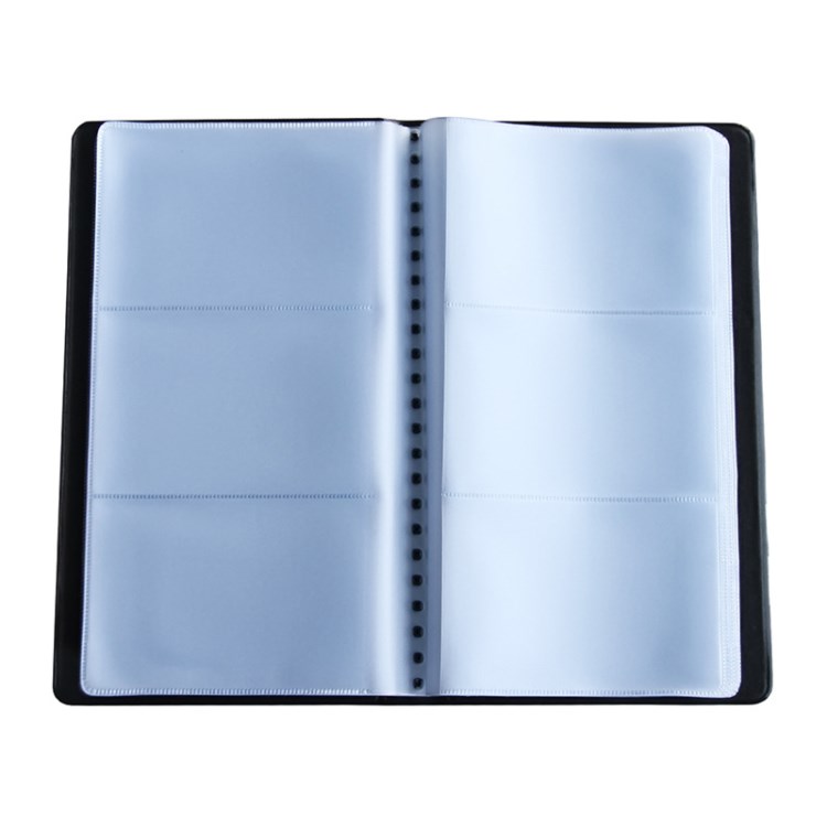 得力5783名片冊180名大容量名片簿本商務簡約男士女式活頁名片夾