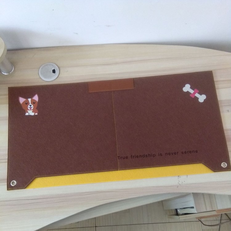 一件代發大號鼠標墊羊毛氈桌墊辦公電腦鍵盤加厚筆記本家用可訂做