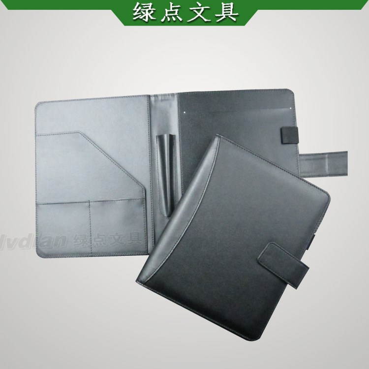廠家定制皮面資料冊 皮面文件夾A5 A4經理夾可定制