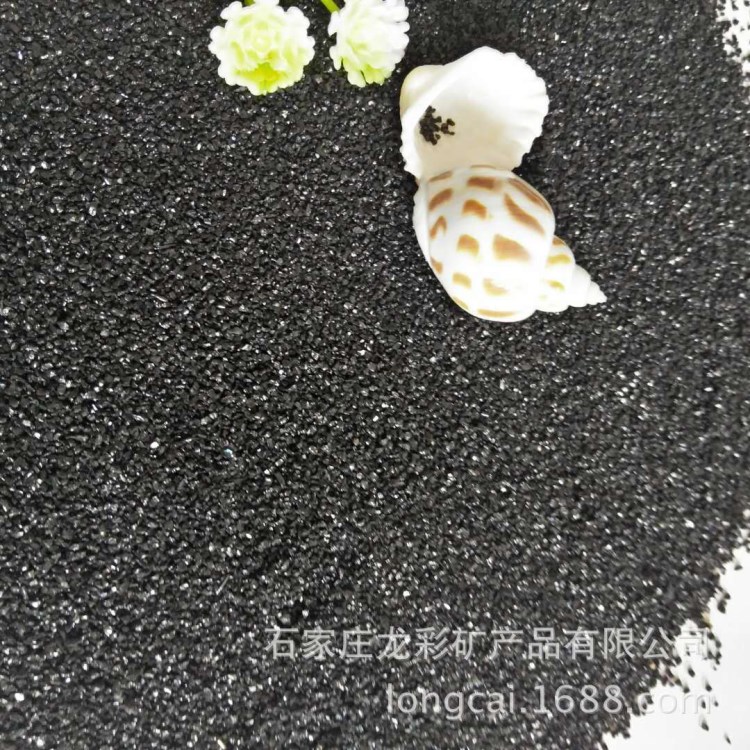 龍彩礦產品 供應各色彩砂  亮黑彩砂  玩具砂 高端瓷磚噴砂
