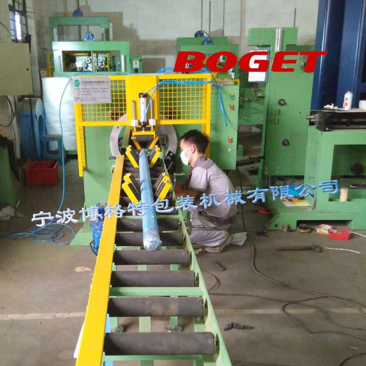 全自動鋼管纏繞機，管材纏繞機，膠管纏繞機，銅管纏繞機