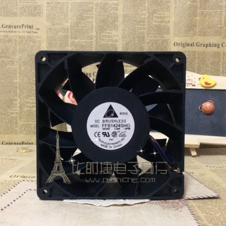 臺達14CM 24V 2.30A FFB1424SHG 高品質(zhì) 4線PWM溫控 暴力散熱風(fēng)扇