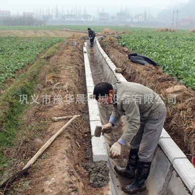 园林灌溉引水渠道 水槽下水道U型砖制砖机U型渠快速成型衬砌机