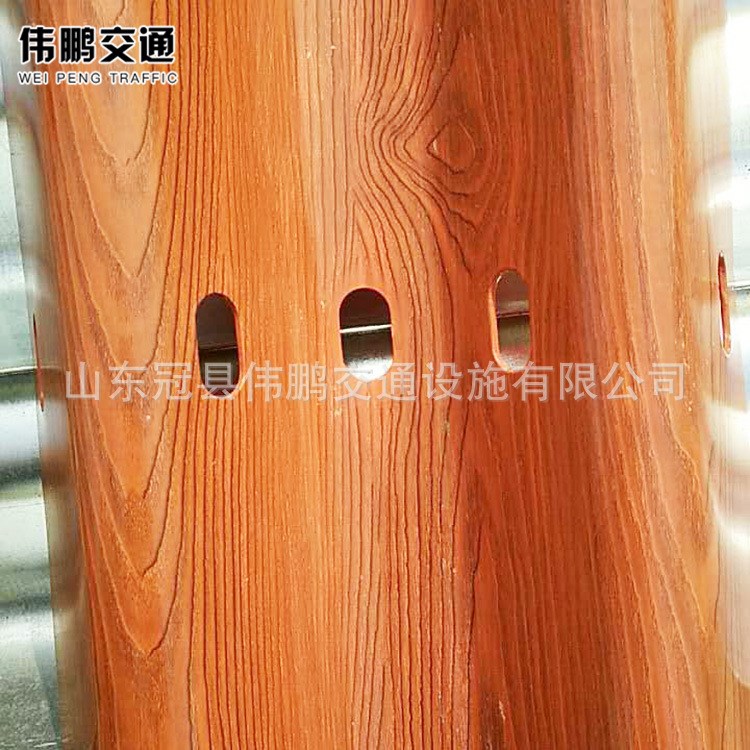 定制安裝景區轉印花護欄板 立柱系列波形護欄板