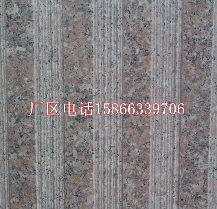 五蓮紅花崗巖盲道磚 紅色石材 櫻花紅鋪地石板材 海陽紅導(dǎo)盲人行
