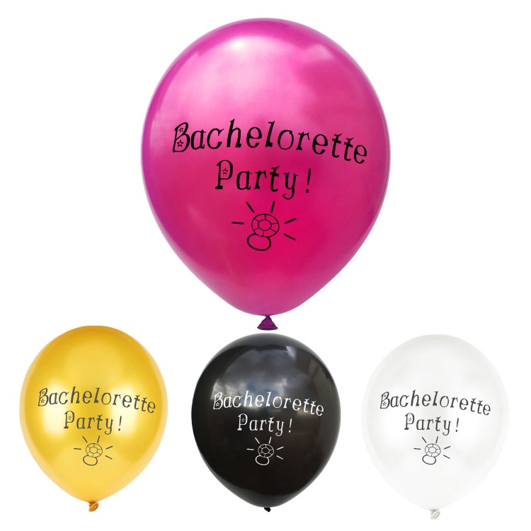 12英寸bachelorette party字母氣球 母雞單身派對婚禮裝飾亞馬孫