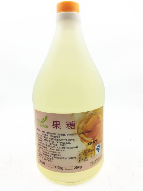 果糖 調(diào)味糖漿 奶茶/飲品專用果溏果漿 糖油 高甜度1.9L