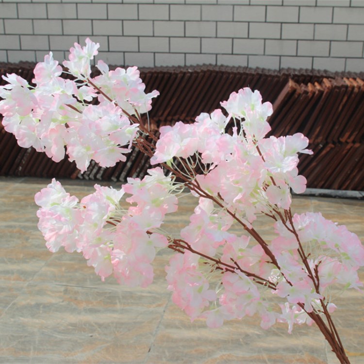 仿真櫻花枝婚慶櫻花樹(shù)梨花桃花批發(fā)拱門(mén)工程園林櫻花加密仿真櫻花