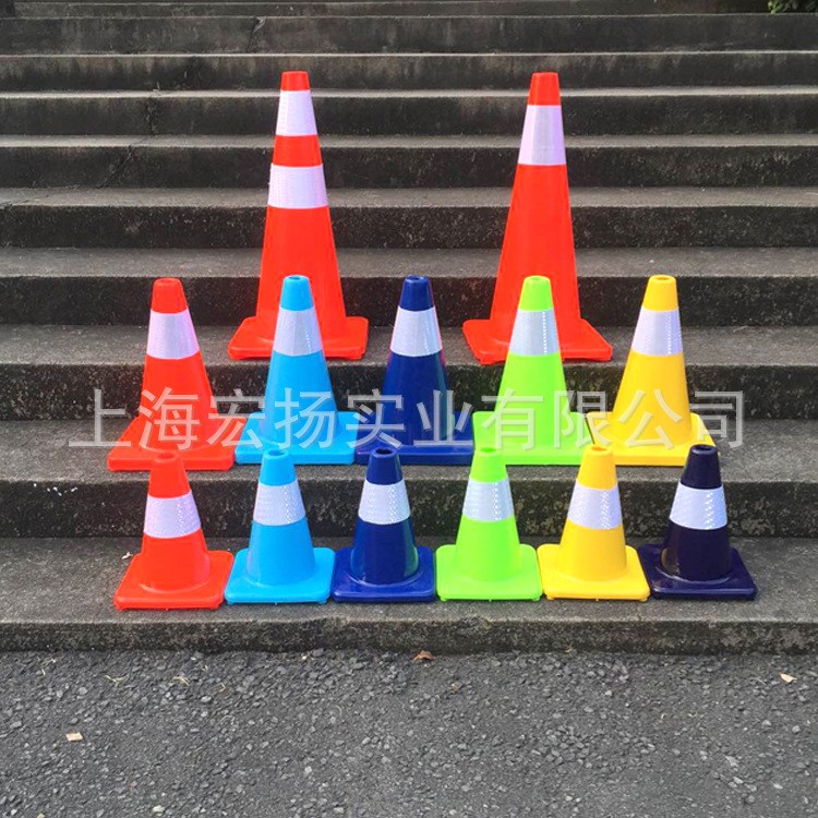 批發(fā) PVC路錐護欄 交通 設(shè)施 壓不爛交通路障雪糕筒