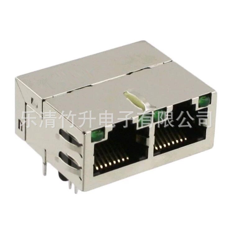 0875-1G2T-E3 厂家直销1X2千兆RJ45连接器