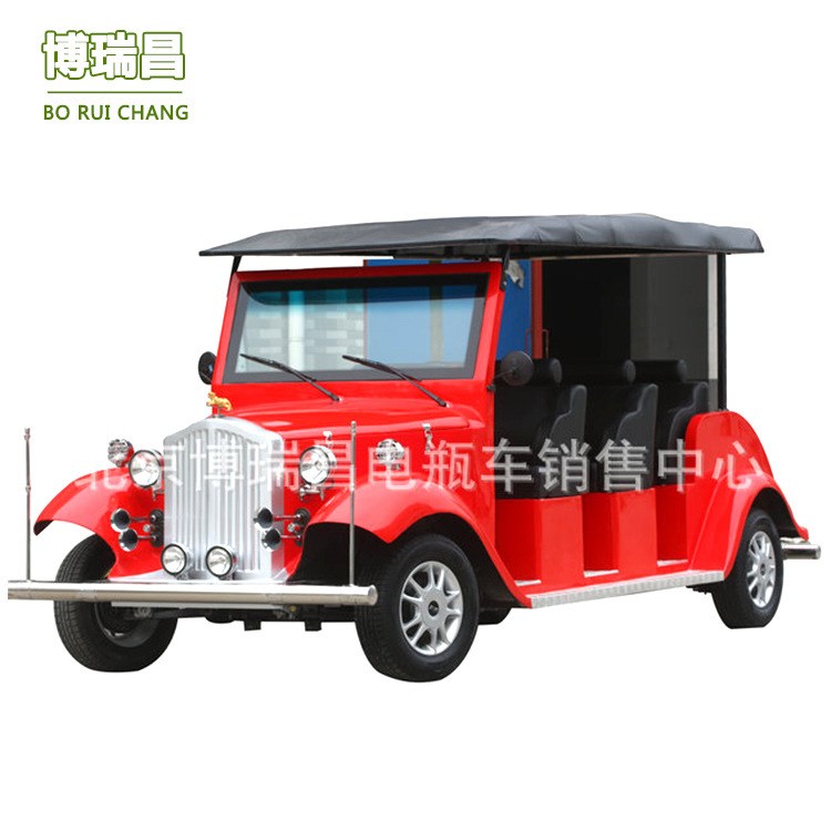 廠家生產(chǎn)性能豪華老爺車6座 電動車旅游車6座 電瓶觀光車6座