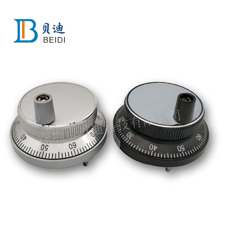 60mm電子手輪手搖輪小手脈車床數控系統CNC加工中心5V12V24V手輪