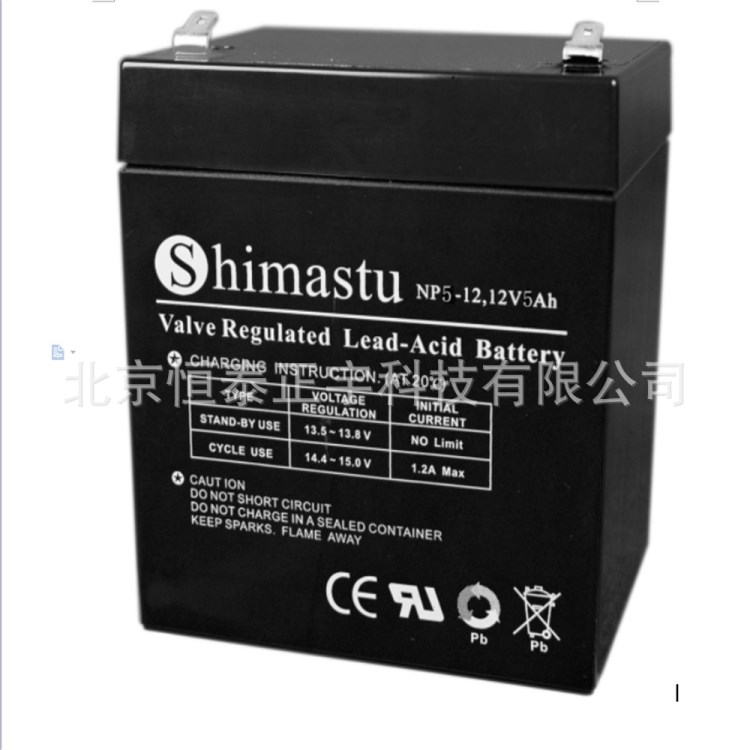 美國SHIMASTU電池NP18-12鉛酸蓄電池12V18AH動力工具