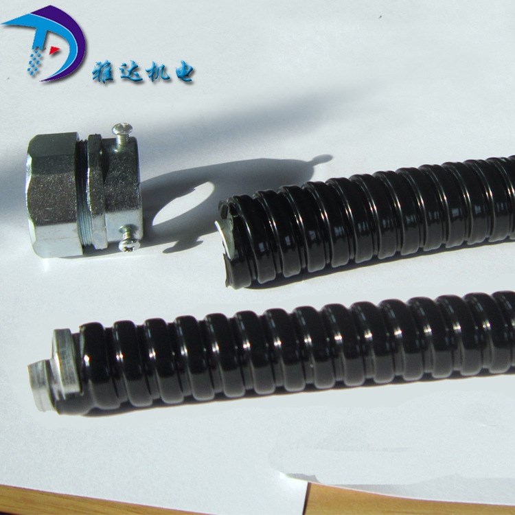 黑色PVC絕緣套管 穿線金屬波紋管 耐用環保 質優 現貨出售