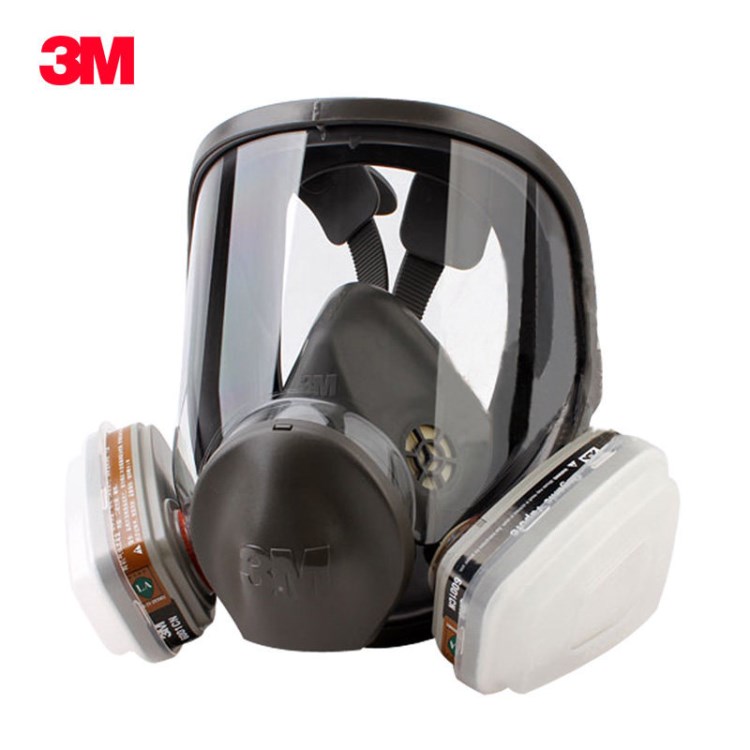 防毒全面具 防酸口罩化工噴漆防異味套裝 防蒸氣原裝3M6800全面具