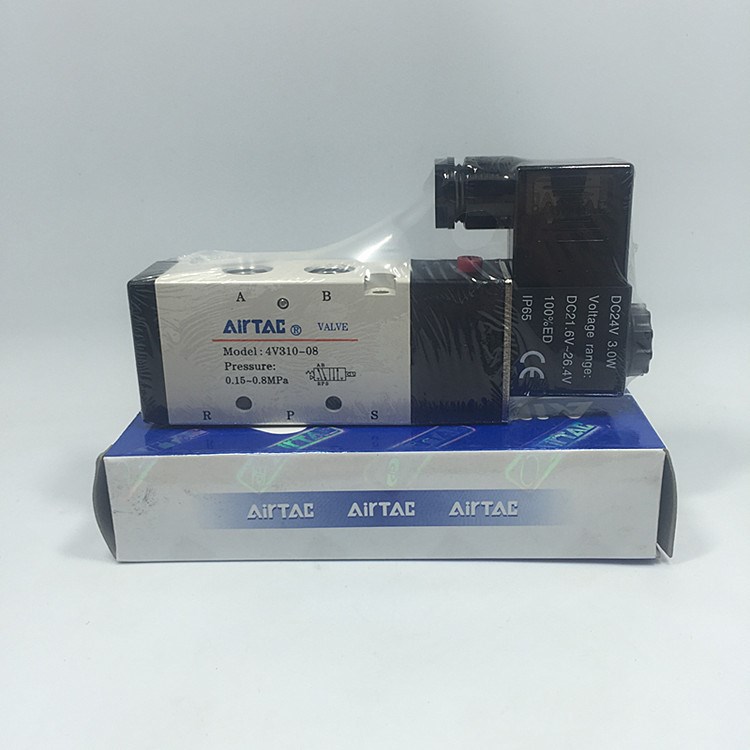 現貨AirTAC 原裝亞德客4V300系列電磁閥4V310-08
