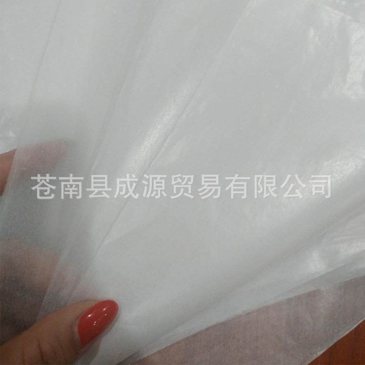 廠家供應(yīng)32克白色臘光紙食品級包裝紙半透明紙可定制品牌LOGO批發(fā)