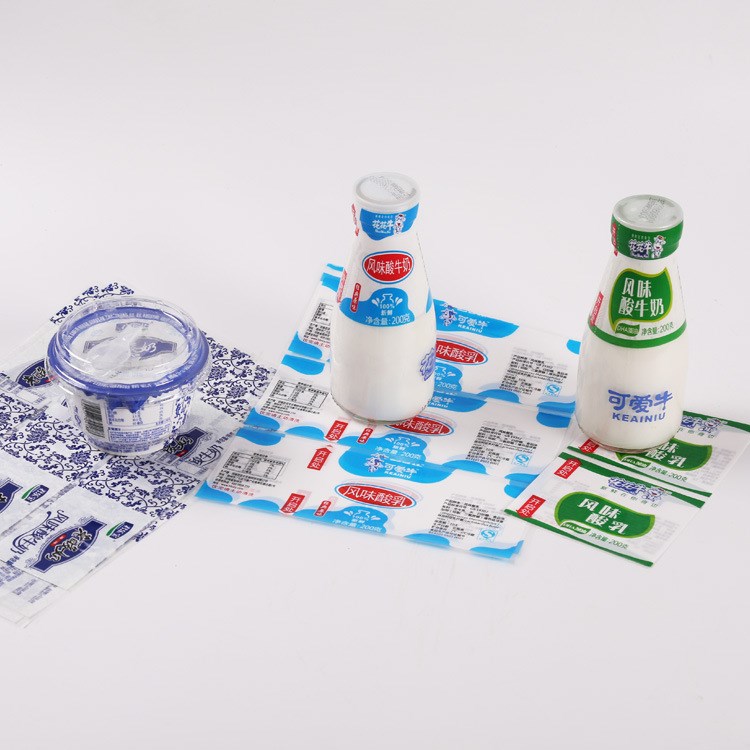 酸奶瓶/杯收縮封口膜標簽印刷 玻璃套標OPS卷材環(huán)保印制