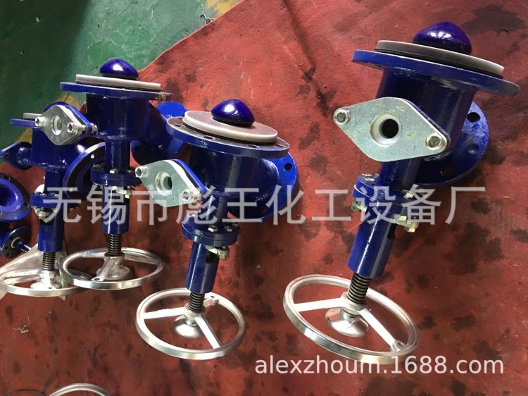 閥門標準廠家 彪搪玻璃放料閥材質碳鋼外搪瓷 可加工定制