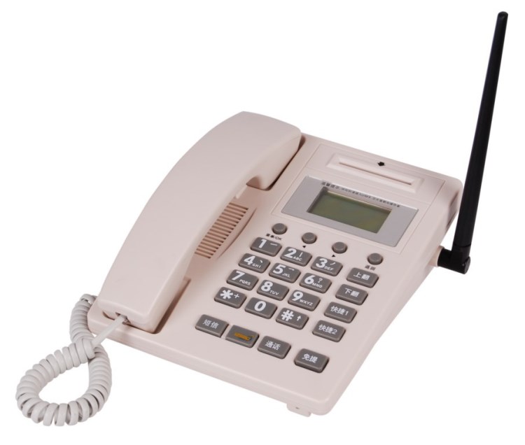 厂家生产 移动gsm无线插卡电话机 白色无线固定电话 多功能电话